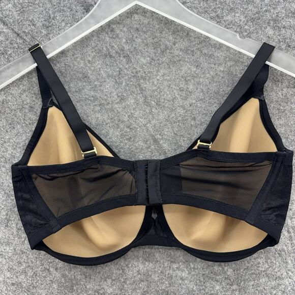 Soma Womens Lightest Lift Perfect Coverage Bra Size 36H Black Lace Underwire - Picture 3 of 8